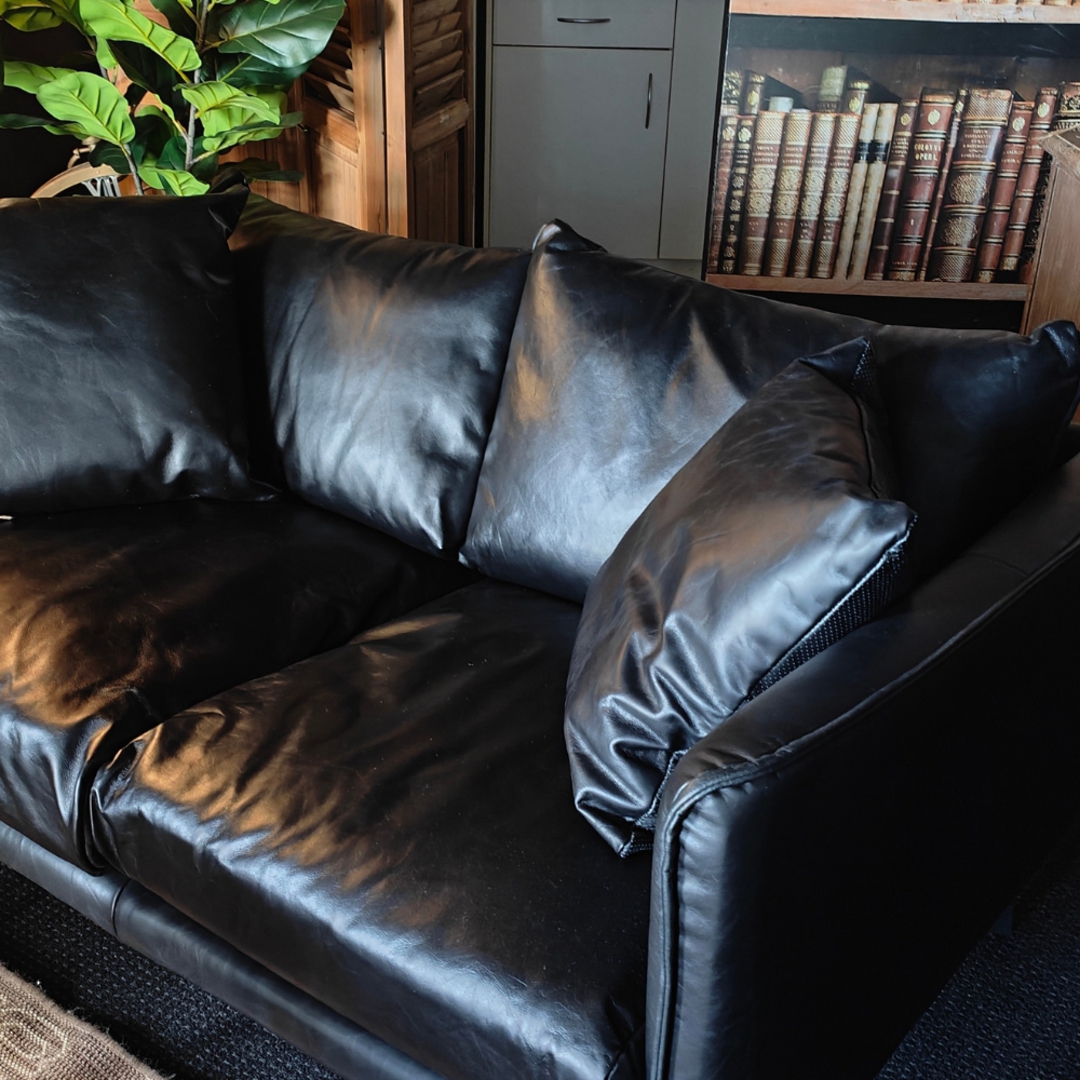 Vieste 2 Seater Leather Sofa image 2